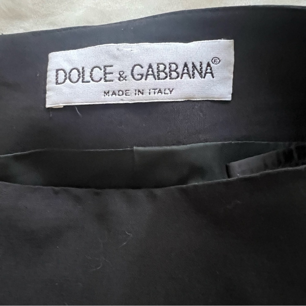Black Vintage Dolce & Gabbana Skirt